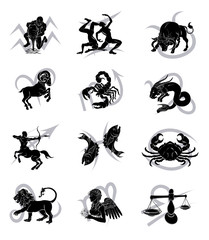 Zodiac horoscope astrology signs