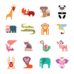 Zoo Animal Icons