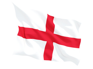 Waving flag of england