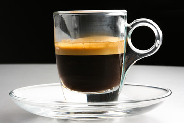 Caffè tazzina in vetro