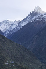 Fish Tail or Mt.Machhapuchhare in Nepal