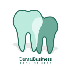 Dentist Dental Tooth vector logo icon