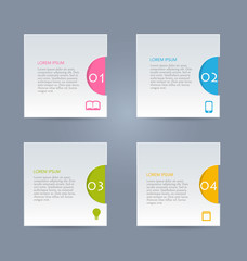 Infographics template for design, banners, brochures, flyers.