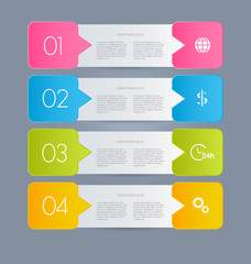Infographics template for design, banners, brochures, flyers.