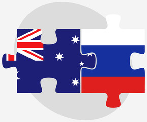 Australia and Russian Federation in puzzle
