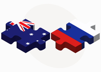 Australia and Russian Federation in puzzle