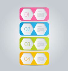 Infographics template for design, banners, brochures, flyers.