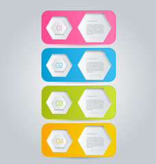 Infographics template for design, banners, brochures, flyers.