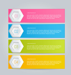 Infographics template for design, banners, brochures, flyers.