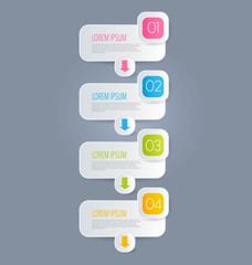 Infographics template for design, banners, brochures, flyers.