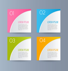 Infographics template for design, banners, brochures, flyers.
