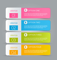 Infographics template for design, banners, brochures, flyers. 