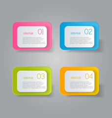 Infographics template for design, banners, brochures, flyers. 