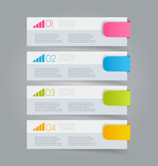 Infographics template for design, banners, brochures, flyers. 