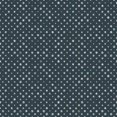 Muster / Punkte (blau, weiß)