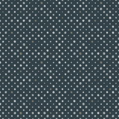 Muster / Punkte (blau, weiß)