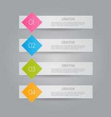 Infographics template for design, banners, brochures, flyers. 