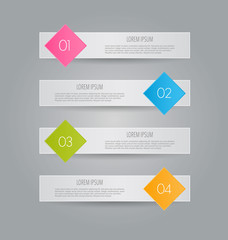 Infographics template for design, banners, brochures, flyers. 