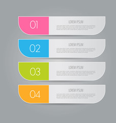 Infographics template for design, banners, brochures, flyers. 
