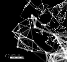 Abstract network connection background