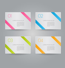 Infographics template for design, banners, brochures, flyers. 