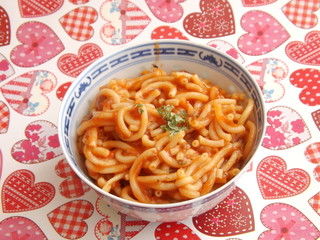 Nudeln in Fleischsauce