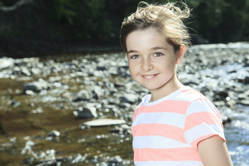 portrait of beautiful little girl