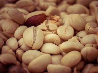 green coffee beans macro with filter effect retro vintage style