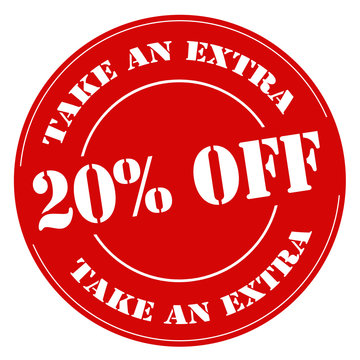 Take An Extra 20% Off-stamp