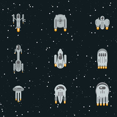 Sci-fi spaceships