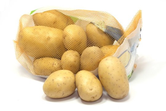 patate gialle in rete