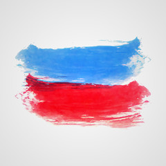 Abstract watercolor brush design elements.