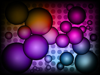 Hintergrund - Kugeln - bunt