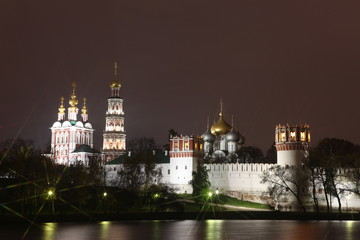 Fototapeta na wymiar Novodevichy Convent monastery, Moscow