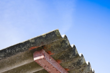Dangerous asbestos roof - Medical studies have shown that the as