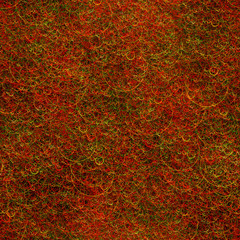 Abstract seamless pattern drawn on the computer in the red-orang