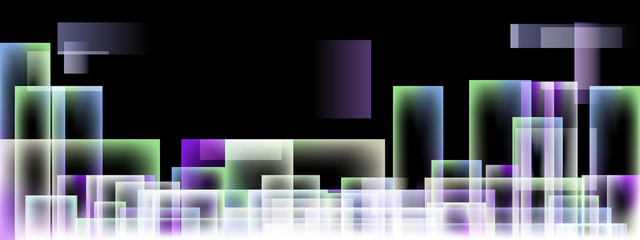 Colorful Rectangles Vektor Background