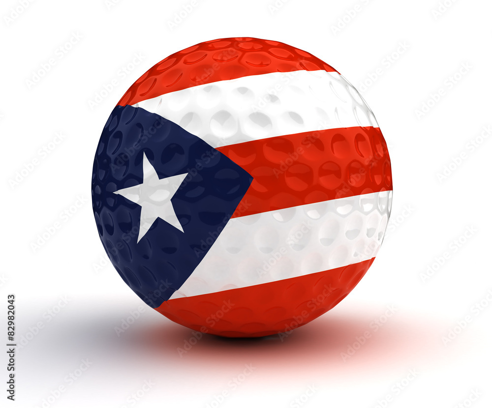 Canvas Prints puerto rican golf ball