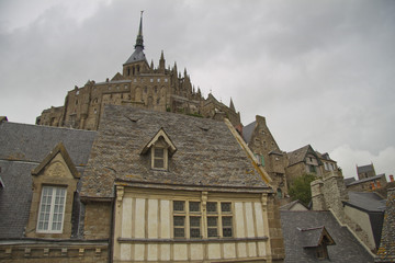 Fototapeta na wymiar Mont-Saint-Michel, particolari
