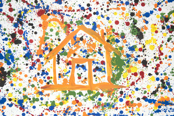 Colored house