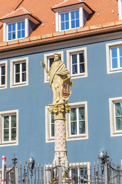 fountain in Rothenburg ob der Tauber, Bavaria, Germany