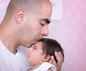 Fototapeta premium Father's love concept