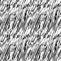 Seamless brush pen hand drawn doodle pattern. Vector background