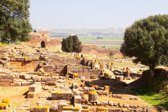 Ancient Necropolis Ruins, Chellah, Rabat, Morocco