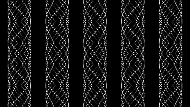 black and white background, form, loop