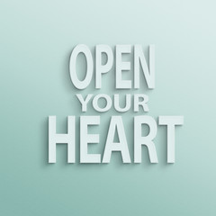open your heart