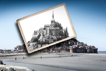 Mont Saint Michel ieri ed oggi
