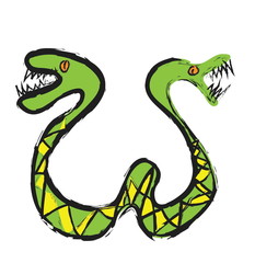 Fototapeta premium double headed dragon