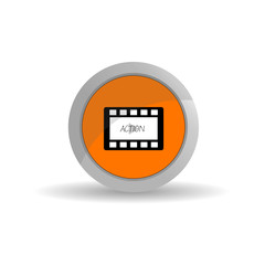 film tape action color vector