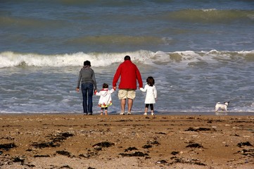 L'hiver à la plage.